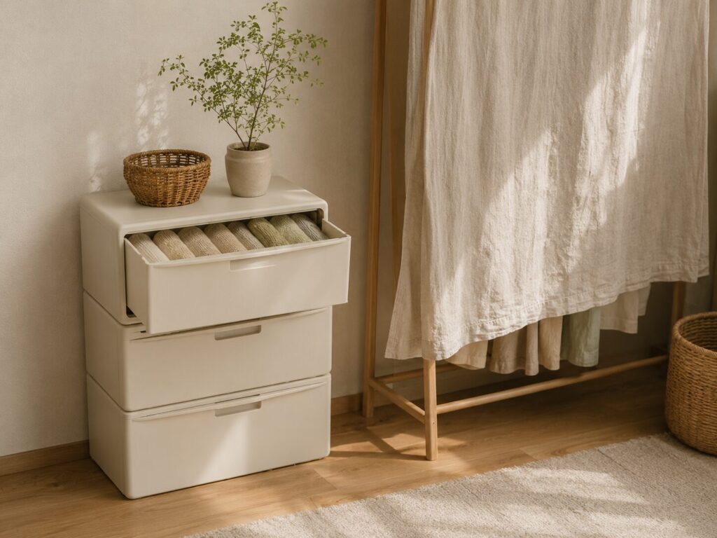 部屋になじませる ―― 見せる収納として成立させる工夫